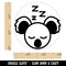 Sleepy Koala Head Self-Inking Rubber Stamp for Stamping Crafting Planners